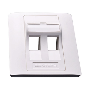 Double Shutter Face Plate