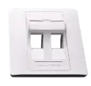 Double Shutter Face Plate