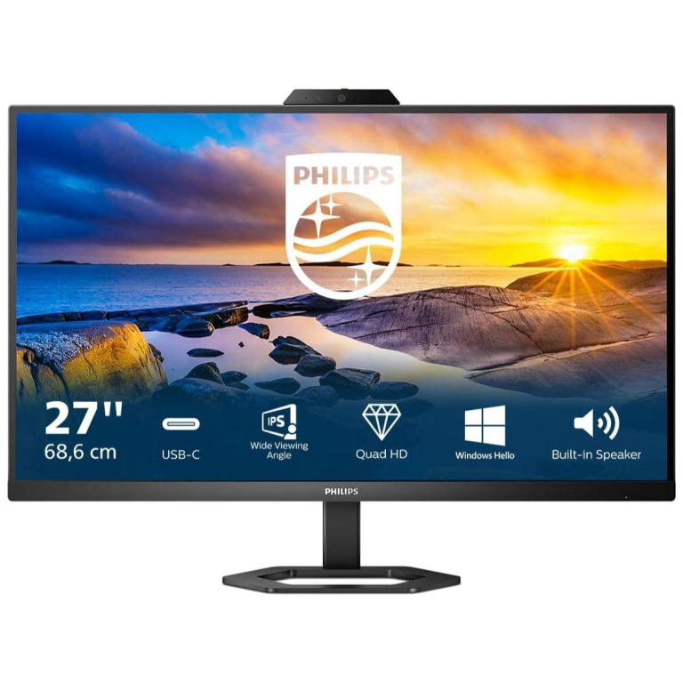 Phillips 27E1N5600HE – 75Hz 2K QHD IPS 27″ Ergo-Base Monitor