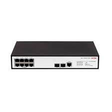 H3C LS-1850V2-10P-HPWR-EI L2 Ethernet Switch (8 x 1GE PoE+ Ethernet Ports & 2 x 1GE SFP Ports) (PoE Budget 125W)
