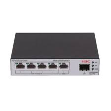 LS-1600V2-6P-HPWR-GL [(H3C S1600V2-6P-HPWR L2 Ehernet Switch With 5*10/1001000BASE-T Ports (4 PoE+ Ports Included) and 1*100M//1G Port. (AC)]