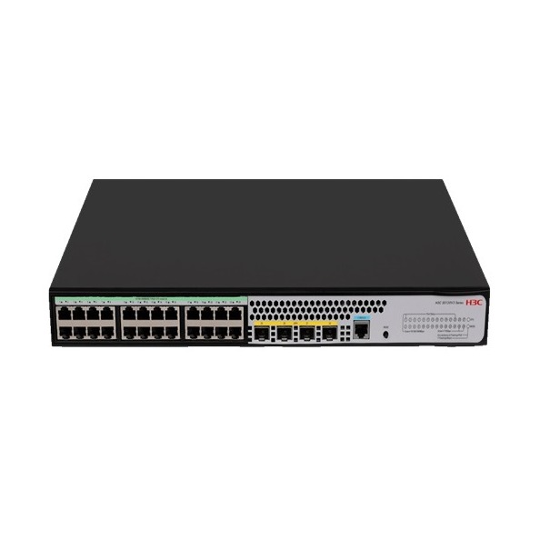 LS-5120V3-28S-PWR-LI-GL [H3C Layer 3 Switch 24x1GE Ethernet PoE+ Ports & 4x1GE/10GE SFP+Ports (PoE Budget 240)]