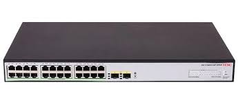 H3C S1600V2-26P-HPWR L2 Ethernet Switch With 24*10/100BASE-T PoE+Ports And 2*100M/1G SFP Ports. (AC) (LS-1600V2-26P-HPWR-GL)  