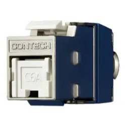 Category 6A STP Tool-free Keystone Shuttered Jack