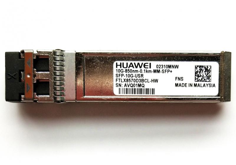 SFP-10G-USR, Huawei SFP+ Optical Transceiver, 10G SFP+, Multi-mode 850nm, 0.1km