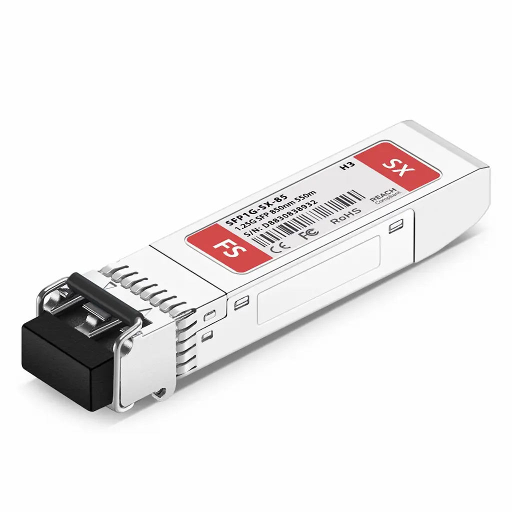 SFP-GE-SX-MM850-A (1000BASE-SX SFP 850nm 550m DOM Duplex LC/UPC MMF Optical Transceiver Module)