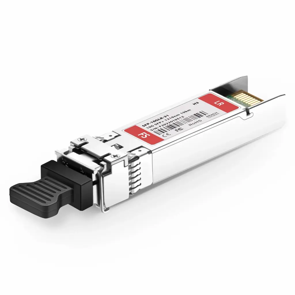 H3C SFP-XG-LX-SM1310 Compatible 10GBASE-LR SFP+ 1310nm 10km DOM Duplex LC/UPC SMF Optical Transceiver Module.