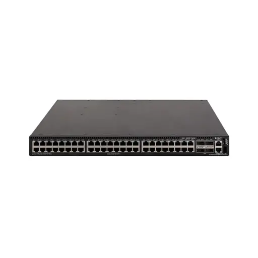 [C1-0340] H3C S6520X-54XC-UPWR-SI L3 Ethernet Switch With 48*1G/2.5G/5G/10Base-T UPOE Ports, 4*QSFP Plus Ports and 1*Slot, Without Power Supplies (LS-6520X-54XC-UPWR-SI )  