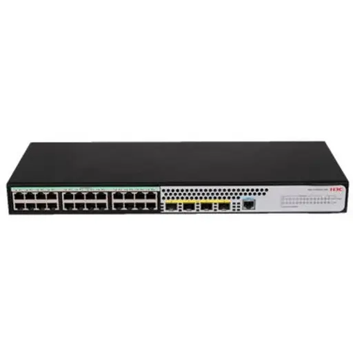 [C1-0326] H3C Layer 2 Switch 24x1GE PoE+ Ethernet Ports & 4x1GE/10GE SFP+Ports) (PoE Budget 370W)(LS-1850V2-28X-HPWR-GL) 
