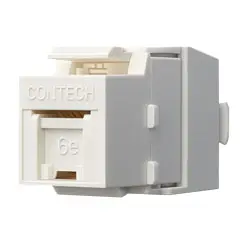 Category 6 UTP Tool-free Keystone Shuttered Jack