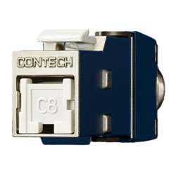 Category 8 STP Tool-free Keystone Shuttered Jack