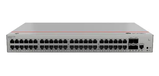 S310-48P4S (48*10/100/1000BASE-T ports(380W PoE+), 4*GE SFP ports, built-in AC power)